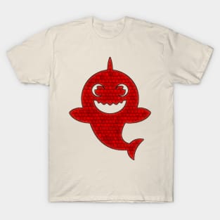 Shark cute wall T-Shirt